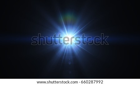 Flare Light overlays on black background.