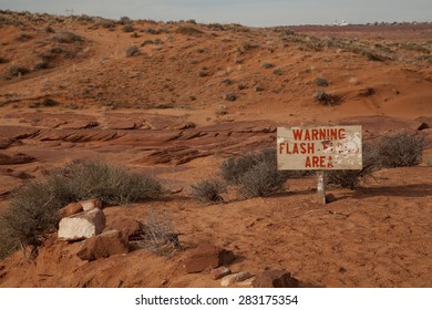 Flash Flood Sign