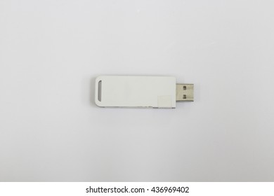 flash memory isolated on a white background