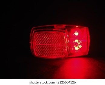 Flashing Red Strobe Light Signalling Alarm And Emergency