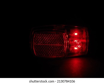 Flashing Red Strobe Light Signalling Alarm And Emergency