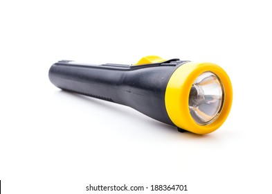 Flashlight Isolated White Background