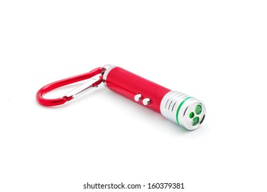 Flashlight An Laser Pointer On White