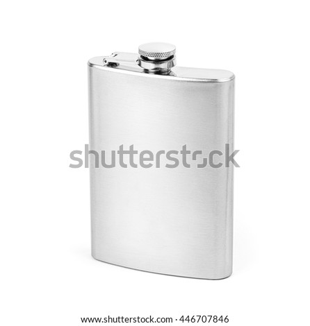 Flask isolated on white background