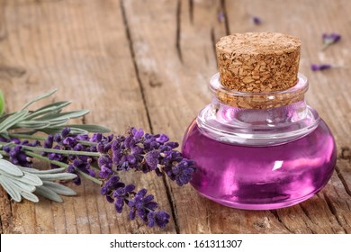 Flask With Lavender Oil