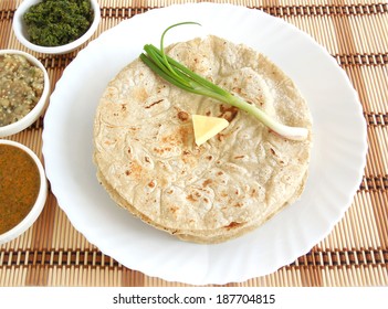 Flat Bread Made From Sorghum Flour.