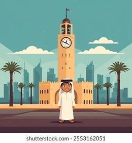Kuwaiti Woman Voting Traditional Kuwaiti Attire AI-generated image ...