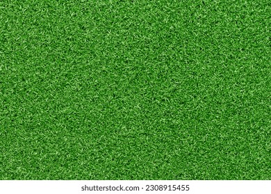 Flat green grass texture background. Short grass pattern.
