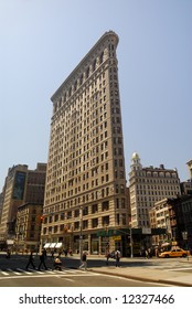 The Flat Iron Building In New York City