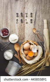 Flat Lay Bakery Poster With Text 