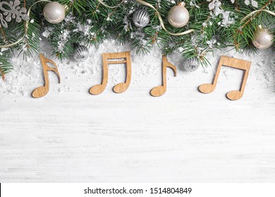 Christmas Tree Music Notes Stock Photos Images Photography