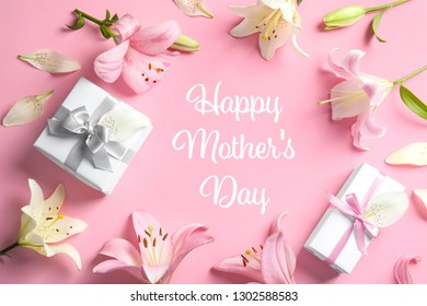 Happy Mothers Day Vector Greeting Card Stock Vector (Royalty Free ...