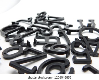 flat lay letters 