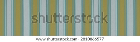 A flat lay view of a seamless textile pattern featuring vertical stripes of varying widths in sage green, light blue, and cream colors with a visible woven canvas fiber structure.