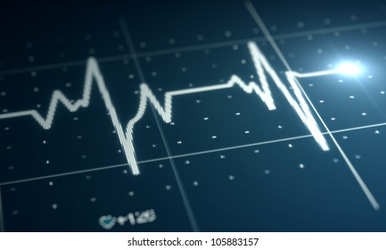 Flat Line Alert On Heart Monitor