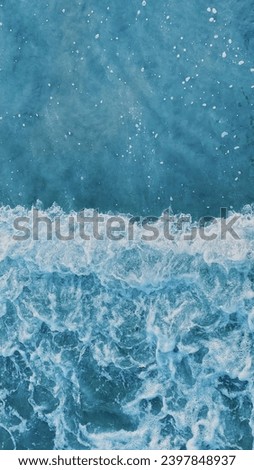 Flat Sea in the Ocean