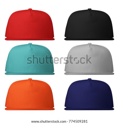 Flat Snapback Baseball Hat caps basic in 6 color