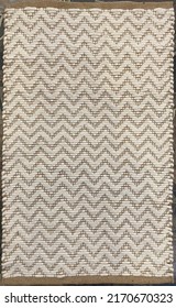 Flat Weave Woven Natural Area Rug.