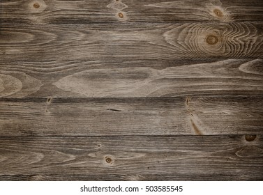 Flat Wood Grain Wall Or Floor Background With Knots And Texture. Neutral Warm Organic Colors.