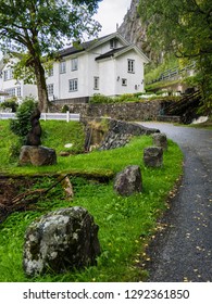 Flatdal, Norway - Sep 8 2018: A Boutique Hotel In The Countryside Of Norway, A Great Place To Retreat And Relax.