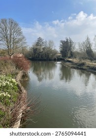 Flatford mill in the spring time 