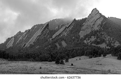 The Flatirons Of Boulder Colorado