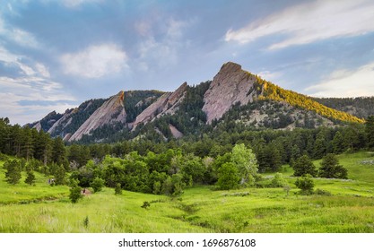 Flatirons in Boulder Colorado, Scenic View