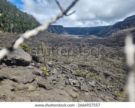 Flatland of an ancient volcano