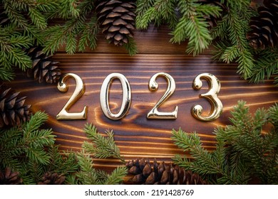 Flatley Composition Gold Numbers 2023 On Stock Photo 2191428769 ...