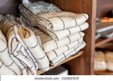 Flatware and Kitchen Accessories on Shelf
