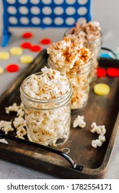 Flavored Popcorn Game Night Food Styling