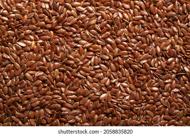 Flax seeds background or texture. flaxseed or linseed. Cereals. Healthy food. top view. High quality photo - Shutterstock ID 2058835820
