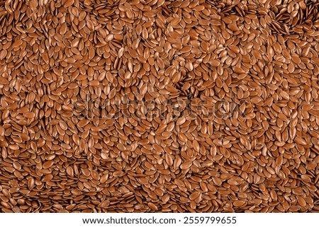 flaxseed as a background. Top view. Flat lay