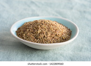 Flaxseed Meal In A Bowl