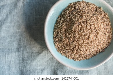 Flaxseed Meal In A Bowl