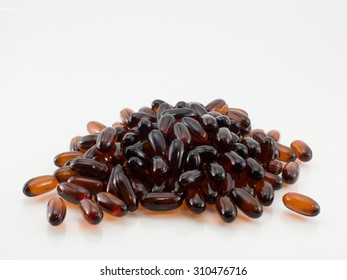 Flaxseed Oil Pills - Bottom Of Frame