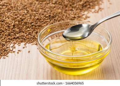 Flaxseed Oil And Roasted Flaxseeds