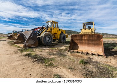 Fleet Of Excavator Machines For Rent Or Sale