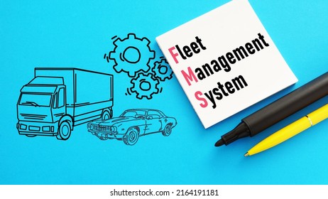 Fleet Management System FMS Is Shown Using A Text