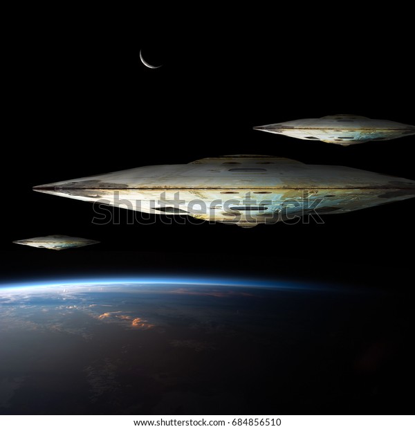 Fleet Massive Spaceships Known Motherships Take Stock Photo (Edit Now ...