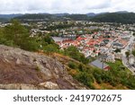 Flekkefjord harbor town in Vest-Agder county of Norway.
