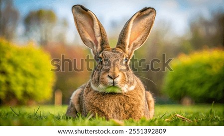 A Flemish Giant rabbit image