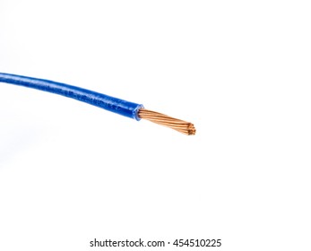 Flexible Cooper Wire With Blue PVC Insulation