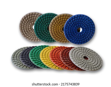 Flexible Diamond Wheel, Wet Grinding, Polishing Pads. Abrasive Wheels Of Different Grain Sizes, With Their Help You Can Get A Smooth Surface Of The Stone, Up To A Mirror.