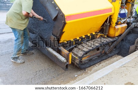 Flexible pavements, the upper layer of asphalt a construction aggregate with a bituminous binder.
