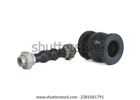 Flexible rubber inserts. A rubber compensators for dampen vibration in pipelines. Flanged and coupling connection types.