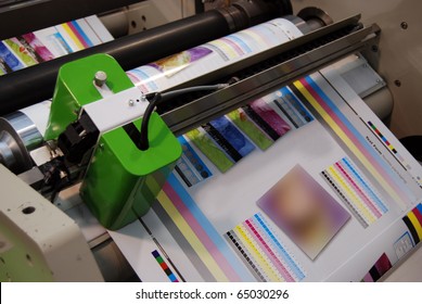 Flexo Press For Printing Label. Flexography (also Called Surface Printing), Often Abbreviated To Flexo, Is A Method Of Printing Most Commonly Used For Packaging (labels, Tape, Bags, Boxes, Banners).