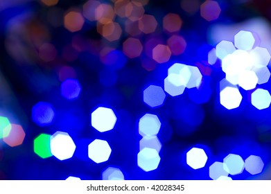 Flickering lights.