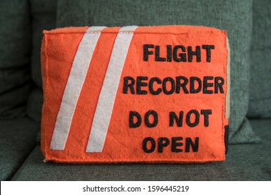 Flight Data Recorder Black Box  Aviation Pillow