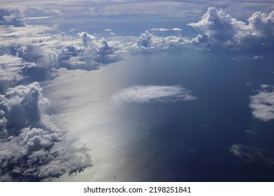 Flight Deck View And Ship On The Ocean